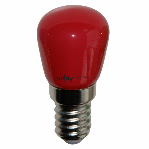 EL775105 | LED T23 ΝΥΚΤΟΣ|2W(>15W) Ε14 140LM|KOKKINO|γυαλ|{enjoysimplicity}™