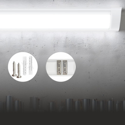 EL195111 | LED FLAT BATTEN 18W|3CCT dip switch|1800lm|600x76xh25mm|{enjoysimplicity}™