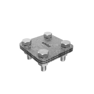 331 | ΣΥΝΔΕΤΗΡΑΣ Τ/T 60x60: 2ΤΑΙΝΙEΣ 30x4|3ΠΛΑΚΕΣ|St/tZn 331 | ΣΥΝΔΕΤΗΡΑΣ Τ/T 60x60: 2ΤΑΙΝΙEΣ 30x4|3ΠΛΑΚΕΣ|St/tZn