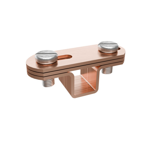 354-9 | ΣΤΗΡΙΓΜΑ ΤΑΙΝΙΑΣ 50x6mm ΤΡΥΠΑ 20x8 Cu