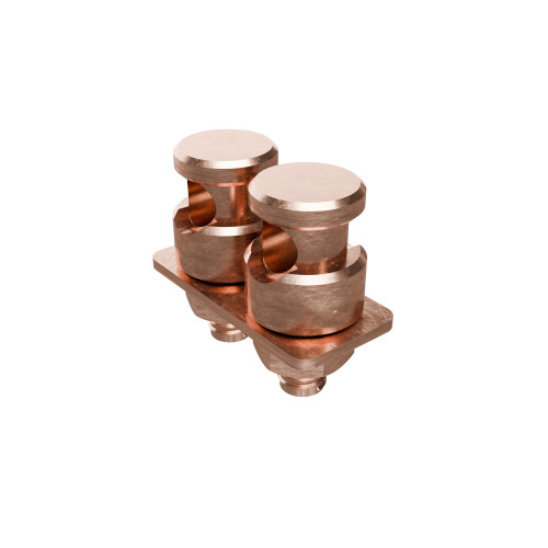 497-9 | ΣΦΙΓΚΤΗΡAΣ 2 M10 BIΔEΣ |ΓΙΑ 2 ΑΓΩΓΟΥΣ Φ4-10mm|16-70mm²|Cu