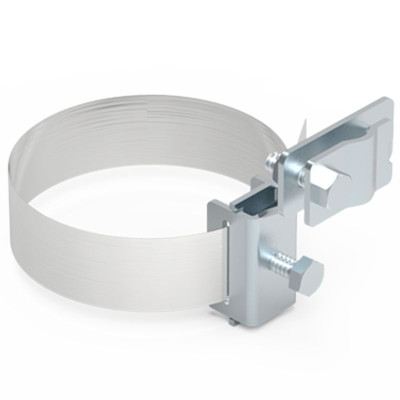 19942 | ΑΝΟΞΕΙΔΩΤΟ ΚΟΛΑΡΟ Φ 80 - max 160mm|Αγωγό Φ8-10mm Ss V2A (AISI 304)