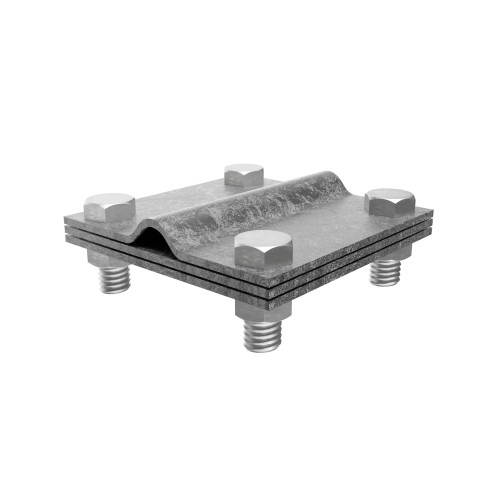 332 | ΣΥΝΔΕΤΗΡΑΣ Τ/Α 75x75: ΤΑΙΝΙΑ 40x5/ΑΓΩΓΟ Φ8-12|3ΠΛΑΚΕΣ|St/tzn