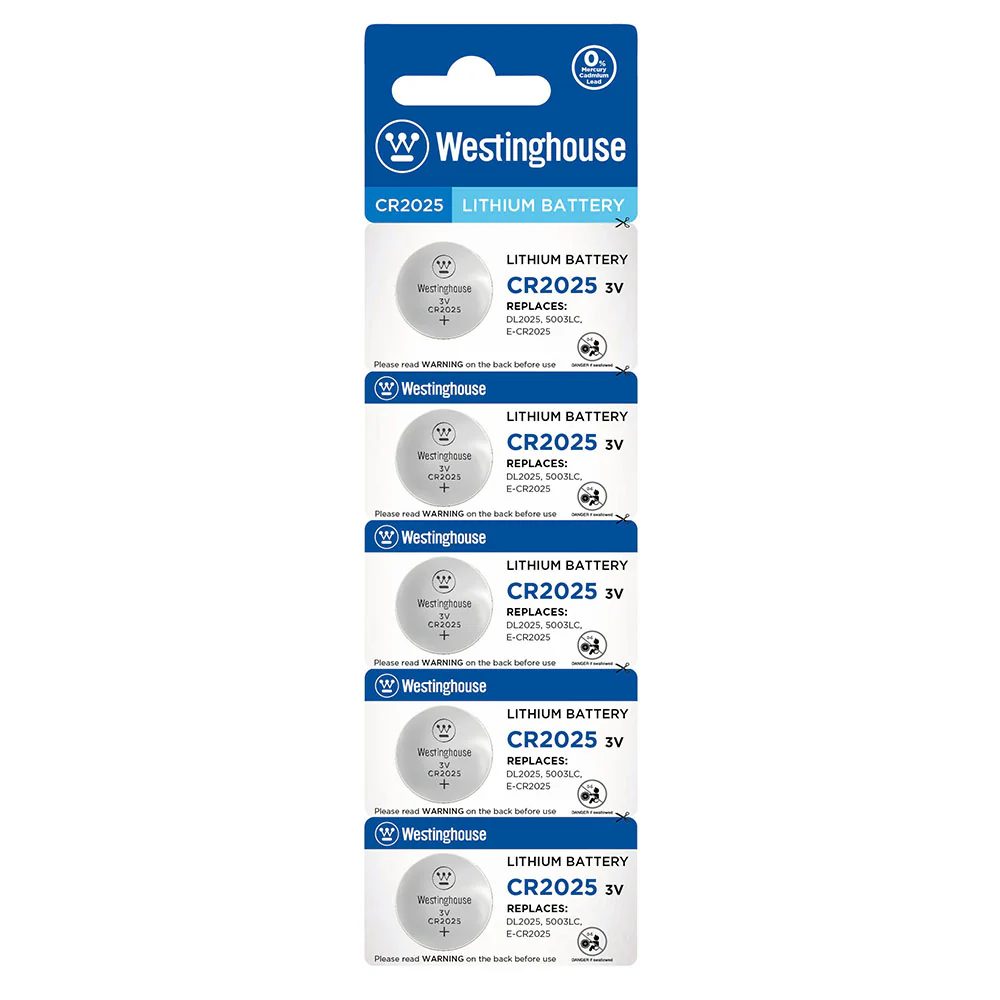 CR2025-BP5 | Button Cell - Lithium - 3V - Blister 5pcs