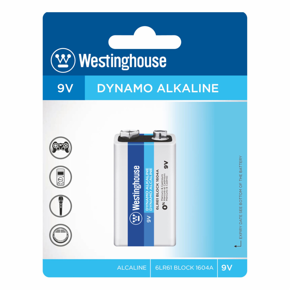 6LR61-BP1 | Dynamo Alkaline  - 9V - Blister 1pc