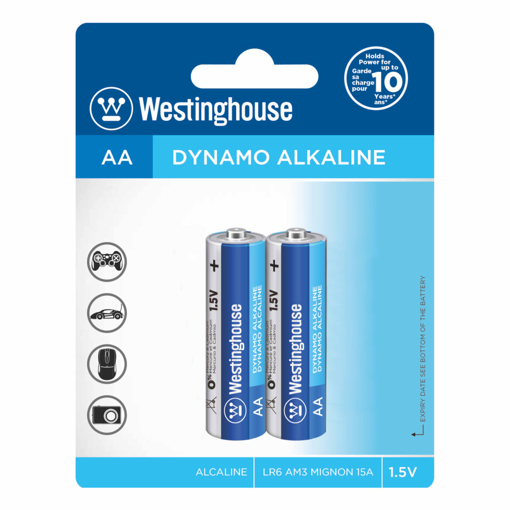 LR6-BP2 | Dynamo Alkaline - AA - Blister 2pcs