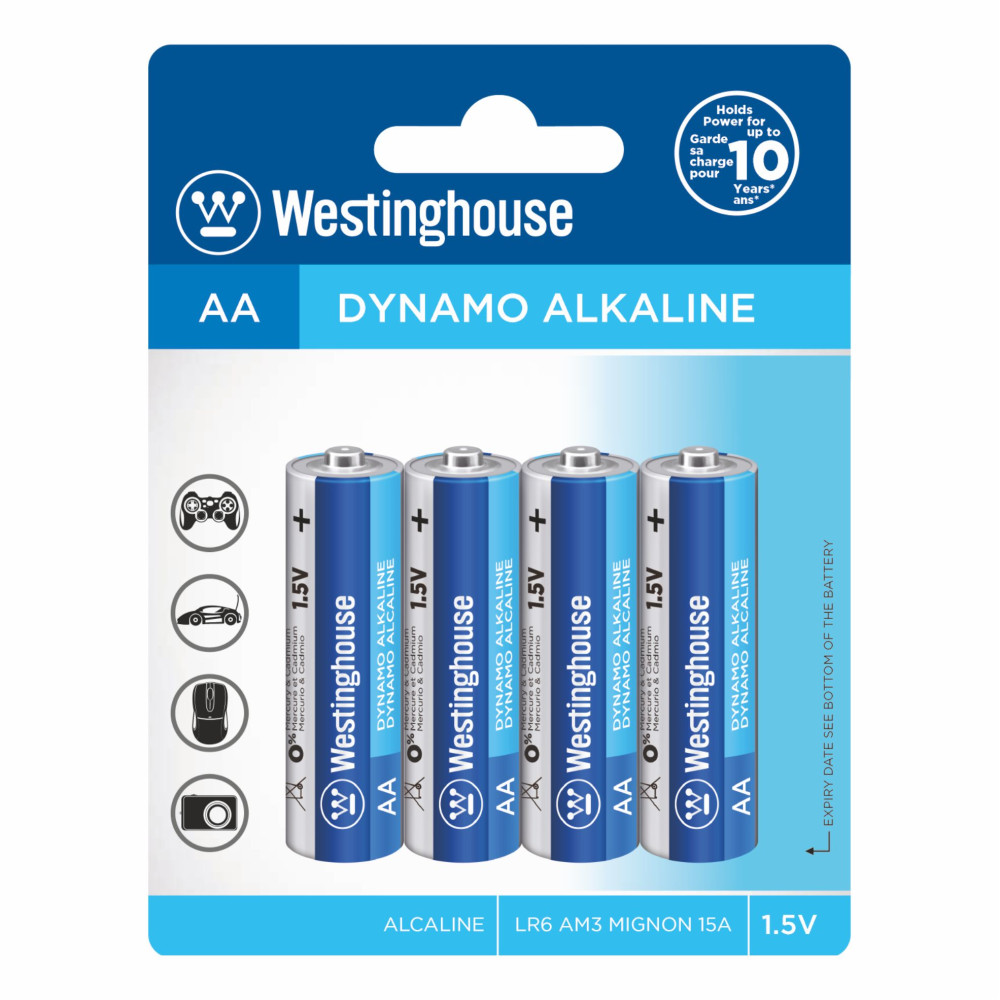 LR6-BP4 | Dynamo Alkaline - AA - Blister  4pcs