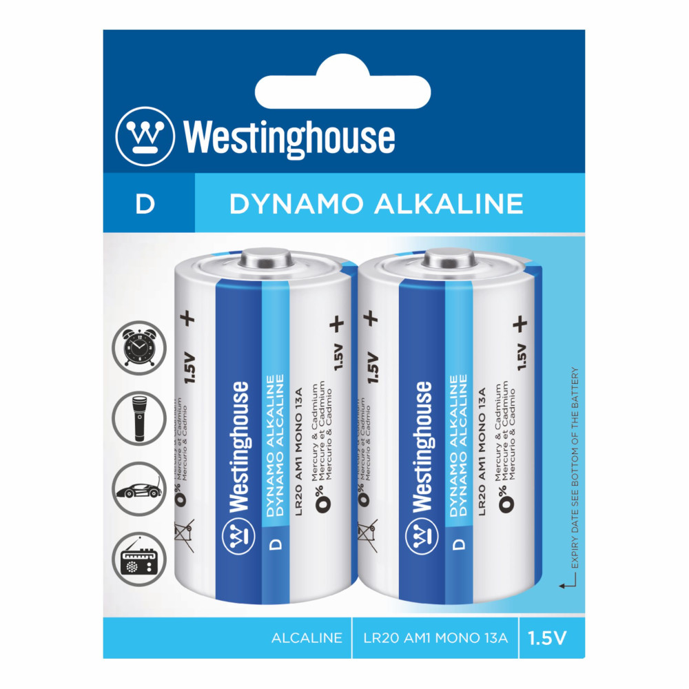 LR20-BP2 | Dynamo Alkaline - D - Blister 2pcs