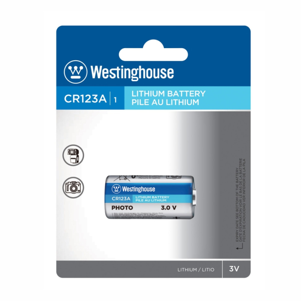 CR123A-BP1 | Lithium - CR123A - Blister 1pc
