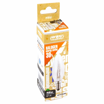 EL200012 | B35 Halogen|42W(>60W)E14|2700k|630lm|{enjoysimplicity}™ EL200012 | B35 Halogen|42W(>60W)E14|2700k|630lm|{enjoysimplicity}™