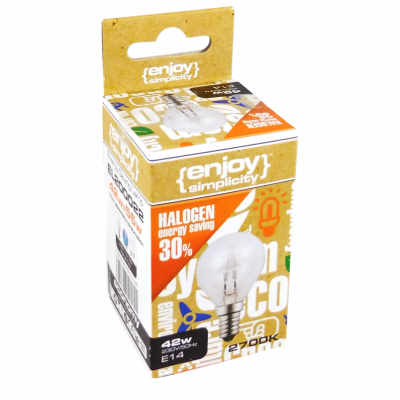 EL200020 | G45 Halogen|28W(>36W)E14|2700k|370lm|{enjoysimplicity}™ EL200020 | G45 Halogen|28W(>36W)E14|2700k|370lm|{enjoysimplicity}™