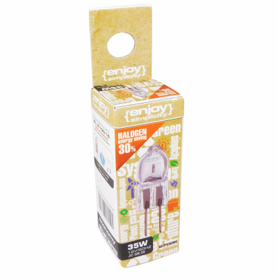 EL210015 | GY6.35 Halogen|35W(>50W)12V|3000k|770lm|{enjoysimplicity}™ EL210015 | GY6.35 Halogen|35W(>50W)12V|3000k|770lm|{enjoysimplicity}™