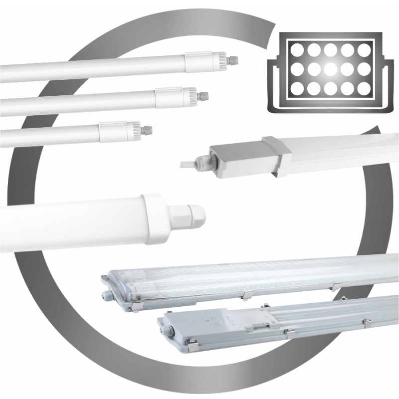 ■ LED T8 Στεγανά