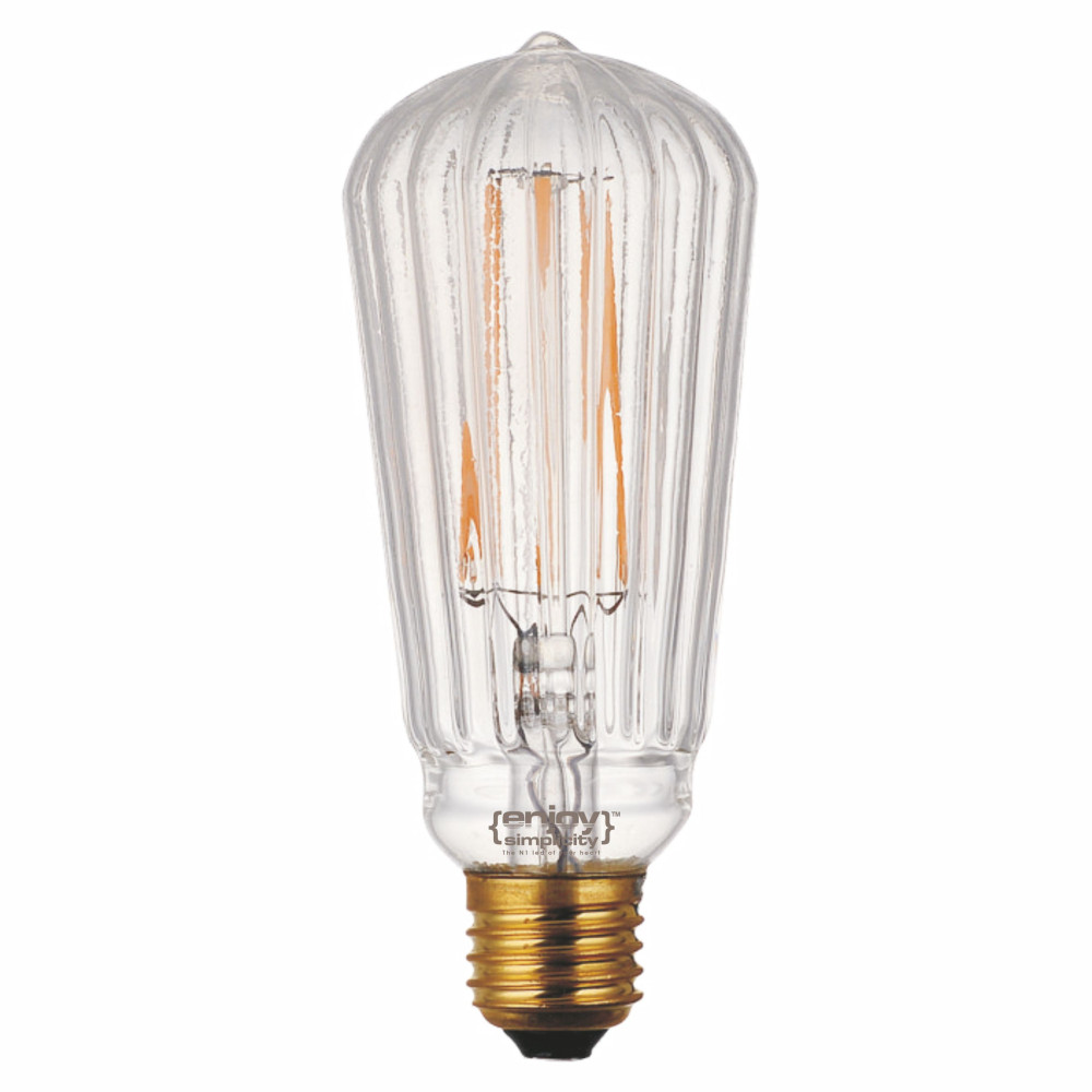 EL822005 | LED FILLAMENT VintageGlass ST60*160|5.5W Ε27|2200k|550lm|{enjoysimplicity}™ EL822005 | LED FILLAMENT VintageGlass ST60*160|5.5W Ε27|2200k|550lm|{enjoysimplicity}™