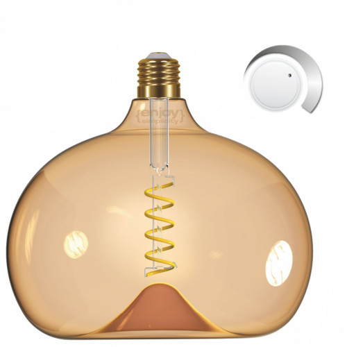 EL822201 | LED SPIRAL FILLAMENT DIM|G190 AMBER 4W(>25w) E27|2000k|250lm|{enjoysimplicity}™