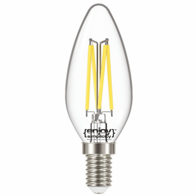 EL822826 | LED FILLAMENT CLEAR|B35 5.5W(>60w) E14|6500k|806lm|{enjoysimplicity}™ EL822826 | LED FILLAMENT CLEAR|B35 5.5W(>60w) E14|6500k|806lm|{enjoysimplicity}™