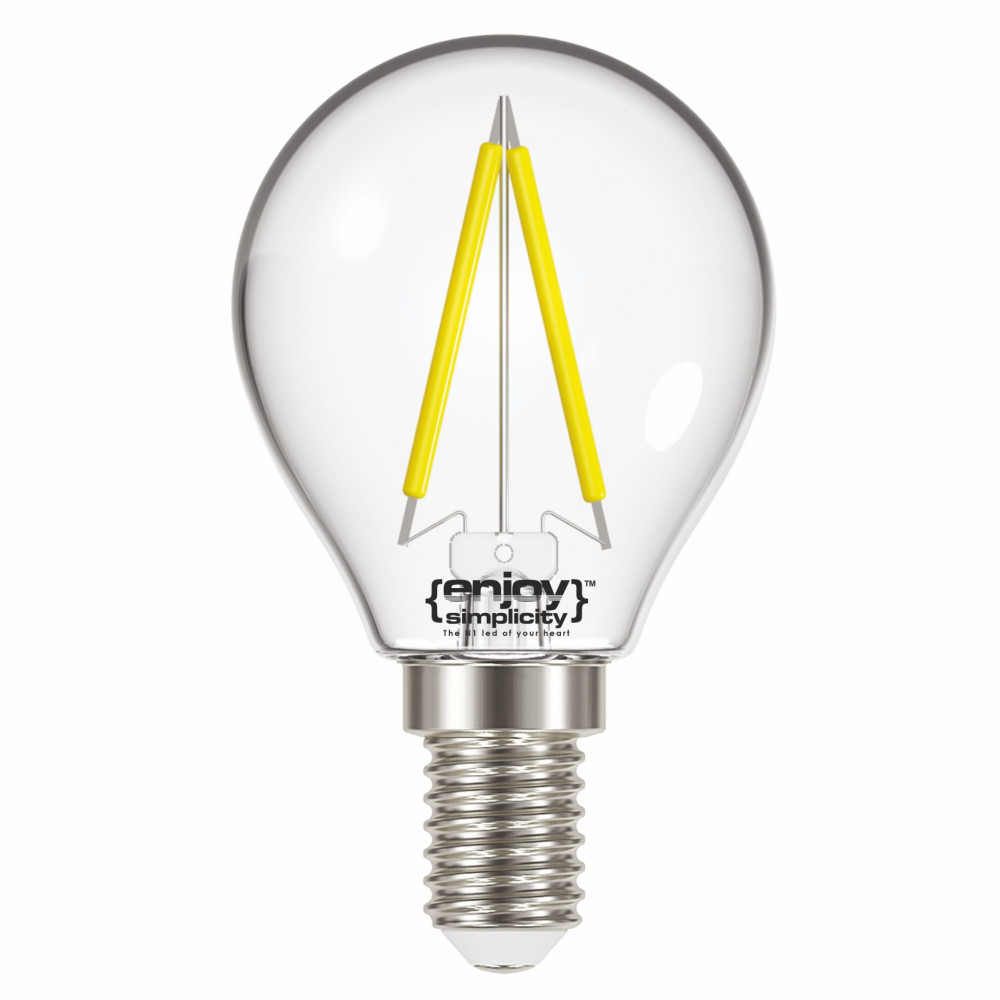 EL822451 | LED FILLAMENT CLEAR|P45 2W(>25w) E14|2700k|250lm|{enjoysimplicity}™ EL822451 | LED FILLAMENT CLEAR|P45 2W(>25w) E14|2700k|250lm|{enjoysimplicity}™