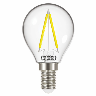 EL822451 | LED FILLAMENT CLEAR|P45 2W(>25w) E14|2700k|250lm|{enjoysimplicity}™ EL822451 | LED FILLAMENT CLEAR|P45 2W(>25w) E14|2700k|250lm|{enjoysimplicity}™