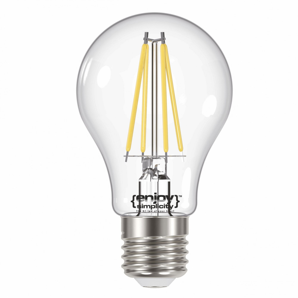 EL822601 | LED FILLAMENT CLEAR|A60 4W(>40w) E27|2700k|470lm|{enjoysimplicity}™ EL822601 | LED FILLAMENT CLEAR|A60 4W(>40w) E27|2700k|470lm|{enjoysimplicity}™