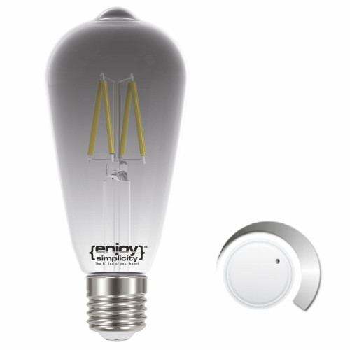 EL822701 | LED SMOKY FILLAMENT DIM|ST64 4.5W(>19w) E27|2000k|180lm|{enjoysimplicity}™