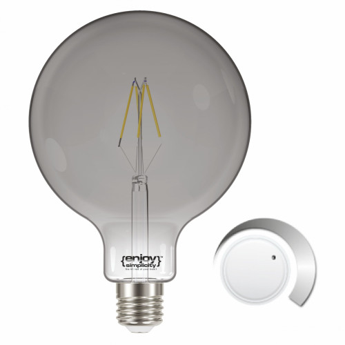 EL822705 | LED SMOKY FILLAMENT DIM|G125 4.5W(>19w) E27|2000k|180lm|{enjoysimplicity}™