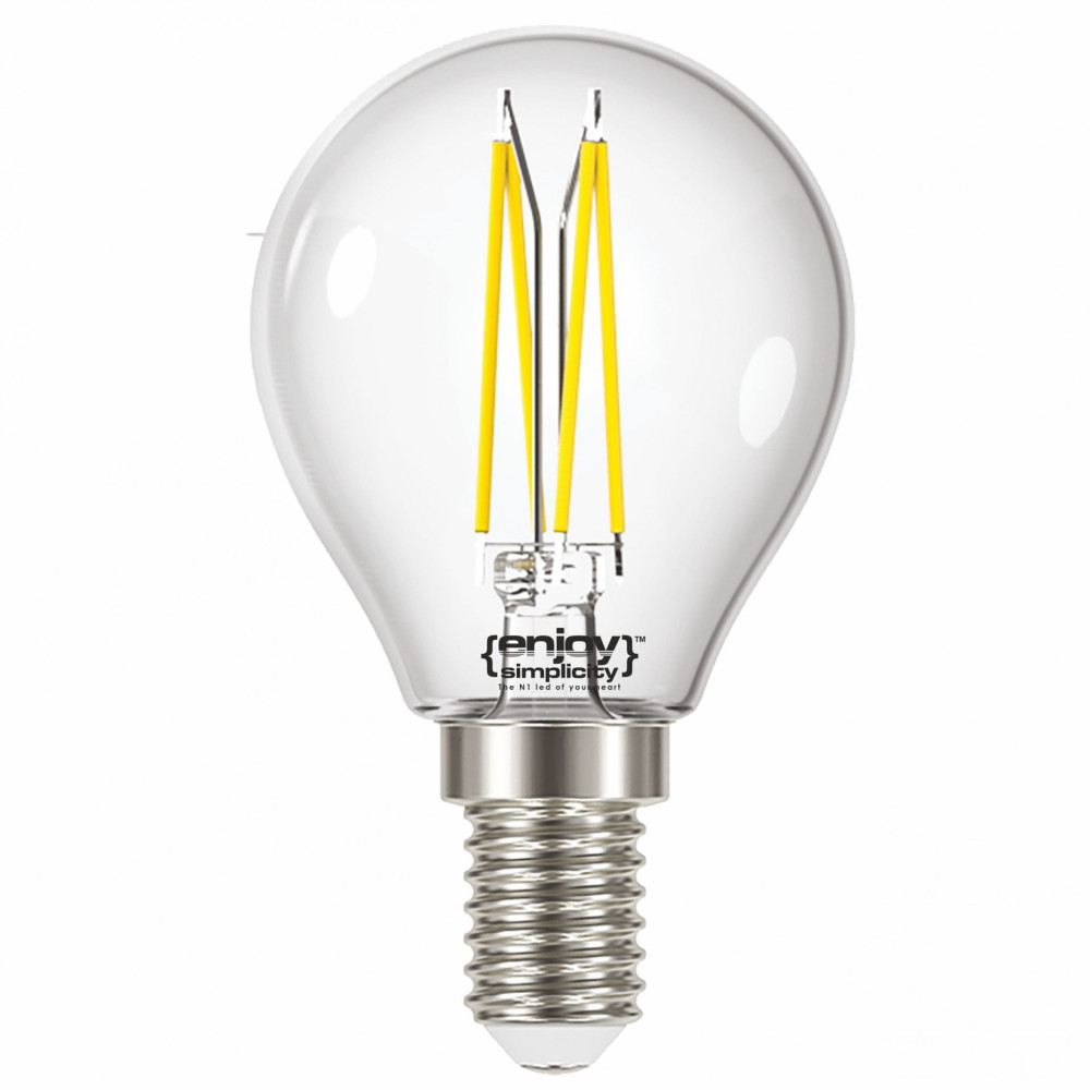 EL822833 | LED FILLAMENT CLEAR|P45 5.5W(>60w) E14|2700k|806lm|{enjoysimplicity}™ EL822833 | LED FILLAMENT CLEAR|P45 5.5W(>60w) E14|2700k|806lm|{enjoysimplicity}™