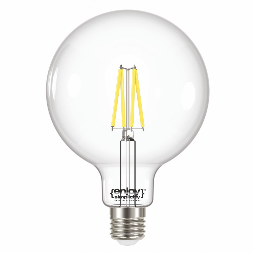 EL822862 | LED FILLAMENT CLEAR|G125 7.2W(>60w) E27|6500k|806lm|{enjoysimplicity}™ EL822862 | LED FILLAMENT CLEAR|G125 7.2W(>60w) E27|6500k|806lm|{enjoysimplicity}™