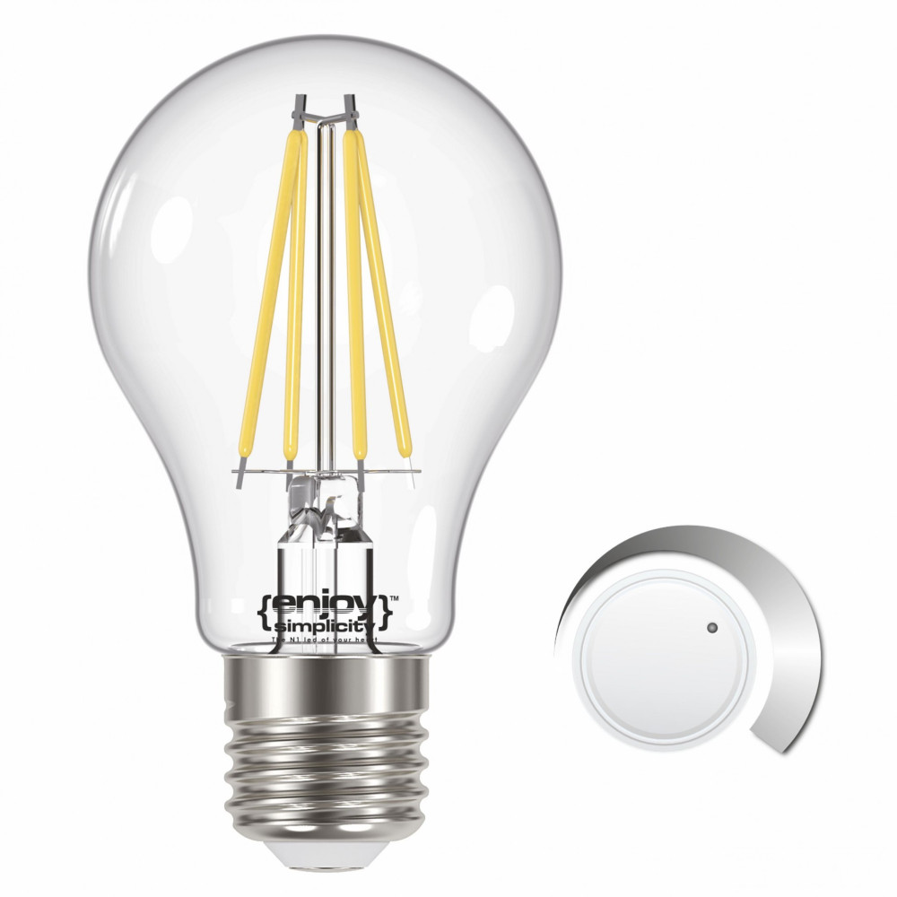 EL822929 | LED FILLAMENT CLEAR DIM|A60 7.8W(>60w) E27|3000k|806lm|{enjoysimplicity}™ EL822929 | LED FILLAMENT CLEAR DIM|A60 7.8W(>60w) E27|3000k|806lm|{enjoysimplicity}™