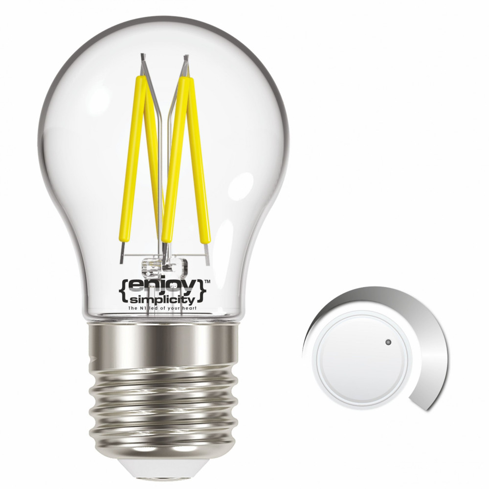 EL822918 | LED FILLAMENT CLEAR DIM|P45 4W(>40w) E27|6500k|470lm|{enjoysimplicity}™ EL822918 | LED FILLAMENT CLEAR DIM|P45 4W(>40w) E27|6500k|470lm|{enjoysimplicity}™