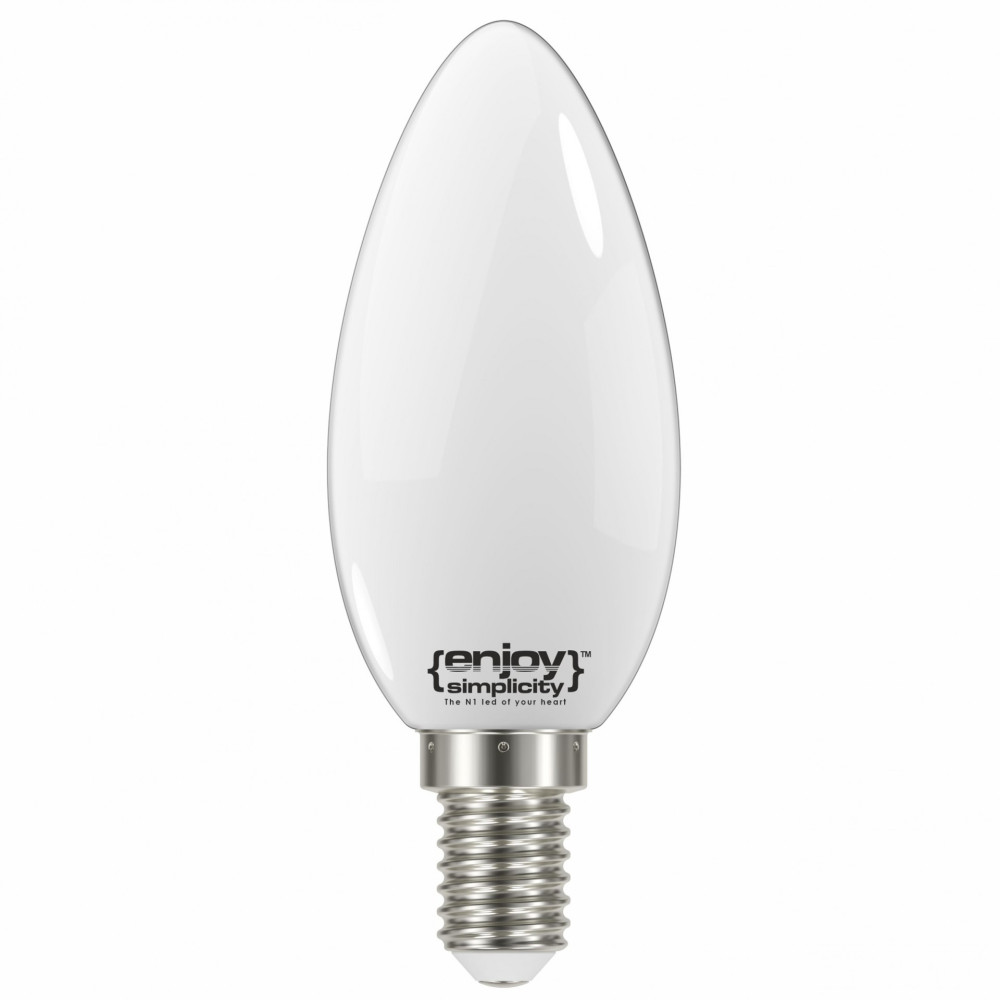EL824354 | LED FILLAMENT MILKY B35|4W(>35w) Ε14|2700k|400lm|{enjoysimplicity}™ EL824354 | LED FILLAMENT MILKY B35|4W(>35w) Ε14|2700k|400lm|{enjoysimplicity}™