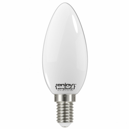 EL824354 | LED FILLAMENT MILKY B35|4W(>35w) Ε14|2700k|400lm|{enjoysimplicity}™
