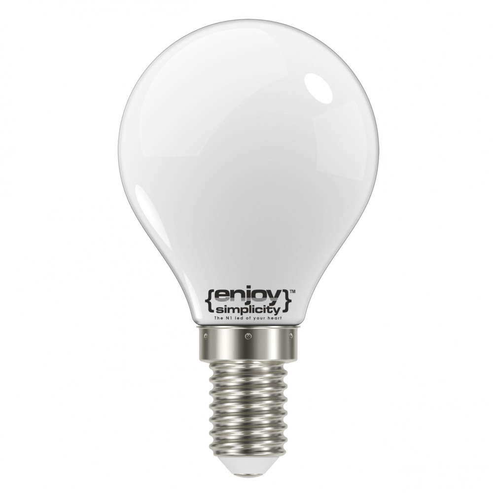EL824456 | LED FILLAMENT MILKY P45|4W(>39w) Ε14|6500k|450lm|{enjoysimplicity}™ EL824456 | LED FILLAMENT MILKY P45|4W(>39w) Ε14|6500k|450lm|{enjoysimplicity}™