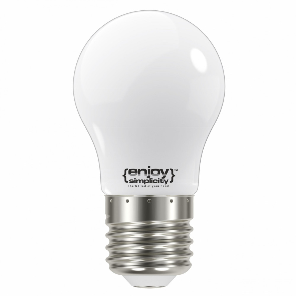 EL824462 | LED FILLAMENT MILKY P45|4W(>37w) Ε27|4000k|420lm|{enjoysimplicity}™ EL824462 | LED FILLAMENT MILKY P45|4W(>37w) Ε27|4000k|420lm|{enjoysimplicity}™