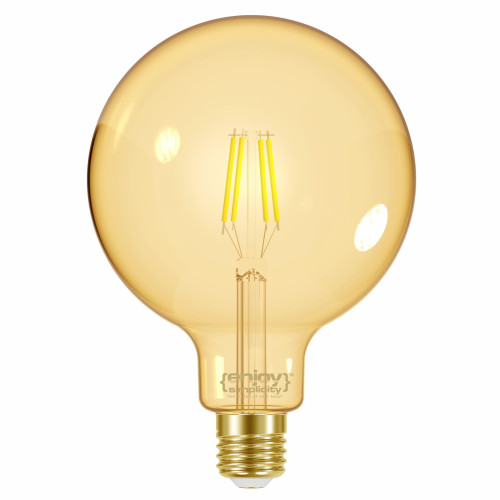 EL825605 | LED FILLAMENT AMBER|G125 4W(>30w) E27|<2000k|320lm|{enjoysimplicity}™