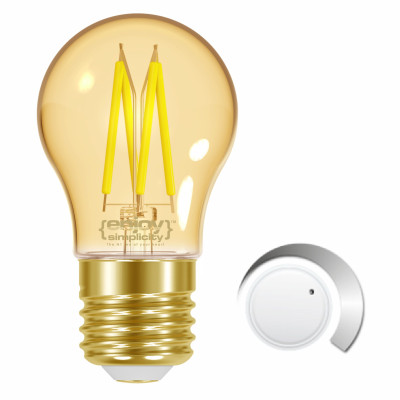 EL825905 | LED FILLAMENT AMBER DIM|P45 4W(>28w) E27|2000k|300lm|{enjoysimplicity}™ EL825905 | LED FILLAMENT AMBER DIM|P45 4W(>28w) E27|2000k|300lm|{enjoysimplicity}™