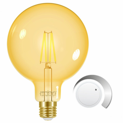 EL825910 | LED FILLAMENT AMBER DIM|G125 4W(>30w) E27|2000k|320lm|{enjoysimplicity}™