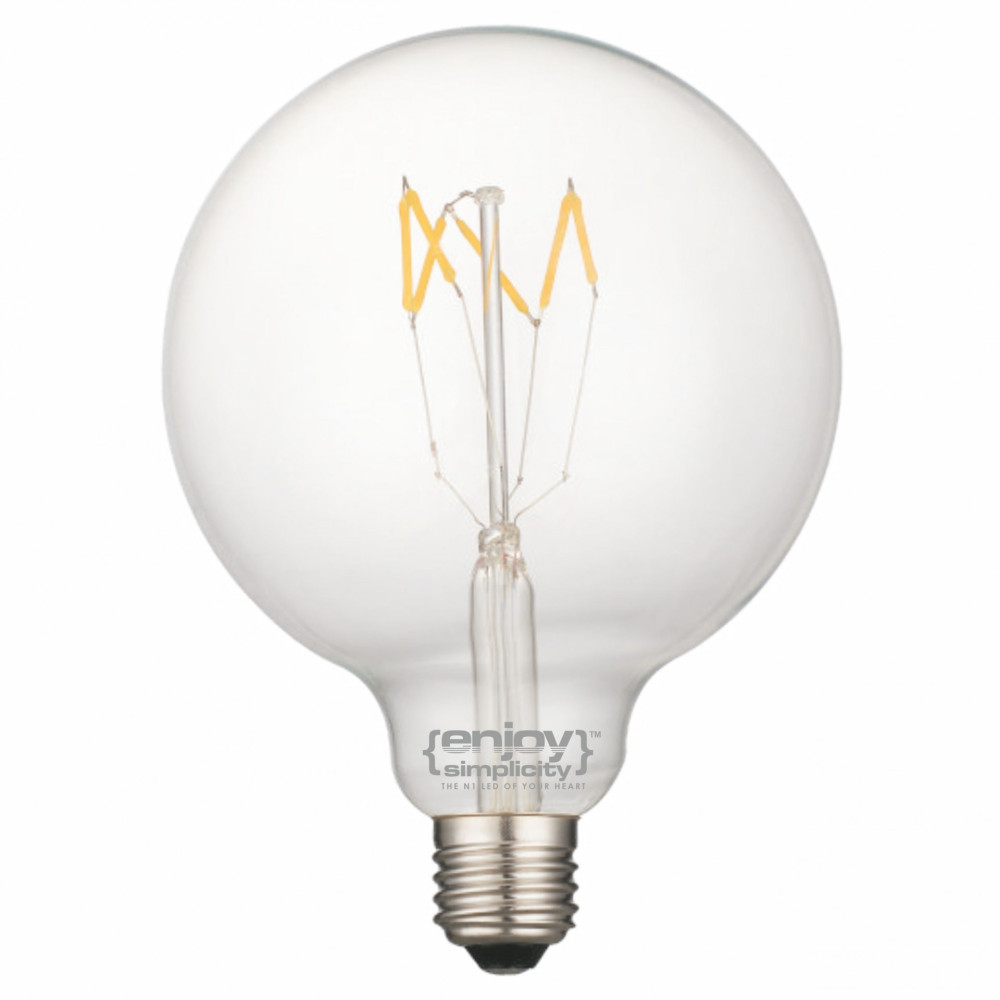EL827006 | LED FILLAMENT CLEAR G95-6|5W Ε27|2700k|600lm|Non-Dim{enjoysimplicity}™ EL827006 | LED FILLAMENT CLEAR G95-6|5W Ε27|2700k|600lm|Non-Dim{enjoysimplicity}™