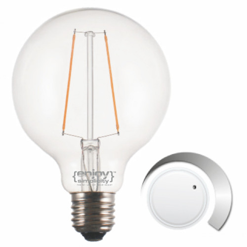 EL827102 | LED FILLAMENT DIM CLEAR G95-2|2.5W Ε27|2700k|200lm|{enjoysimplicity}™