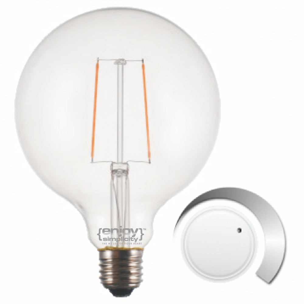 EL827103 | LED FILLAMENT DIM CLEAR G125-2|2.5W Ε27|2700k|200lm|{enjoysimplicity}™ EL827103 | LED FILLAMENT DIM CLEAR G125-2|2.5W Ε27|2700k|200lm|{enjoysimplicity}™