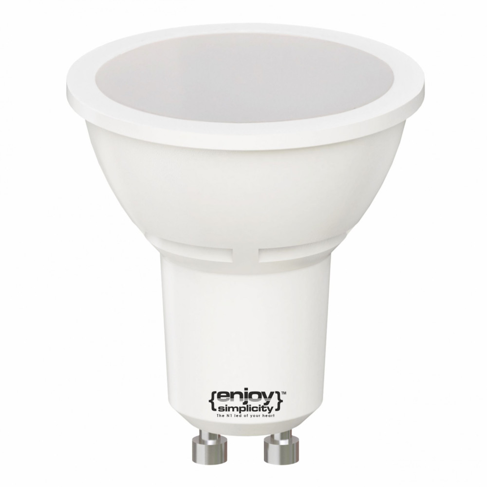EL610156 | LED GU10|5W(>50W)|6500k|400lm|100°|{enjoysimplicity}™ EL610156 | LED GU10|5W(>50W)|6500k|400lm|100°|{enjoysimplicity}™