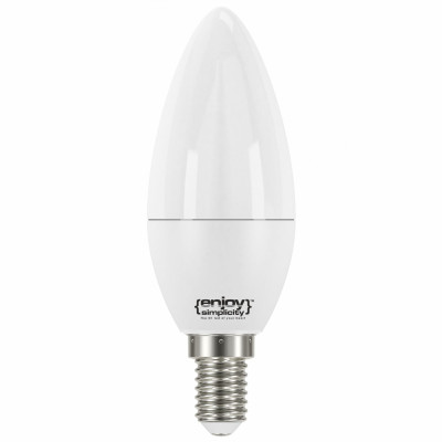 EL102386 | LED B37|7.2W(>60W)Ε14|6500k|806lm|{enjoysimplicity}™ EL102386 | LED B37|7.2W(>60W)Ε14|6500k|806lm|{enjoysimplicity}™