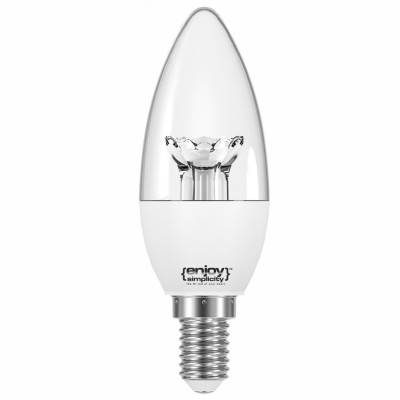 EL722250 | LED B35|3.4W(>25W)Ε14|2700k|250lm|διαφ|{enjoysimplicity}™ EL722250 | LED B35|3.4W(>25W)Ε14|2700k|250lm|διαφ|{enjoysimplicity}™