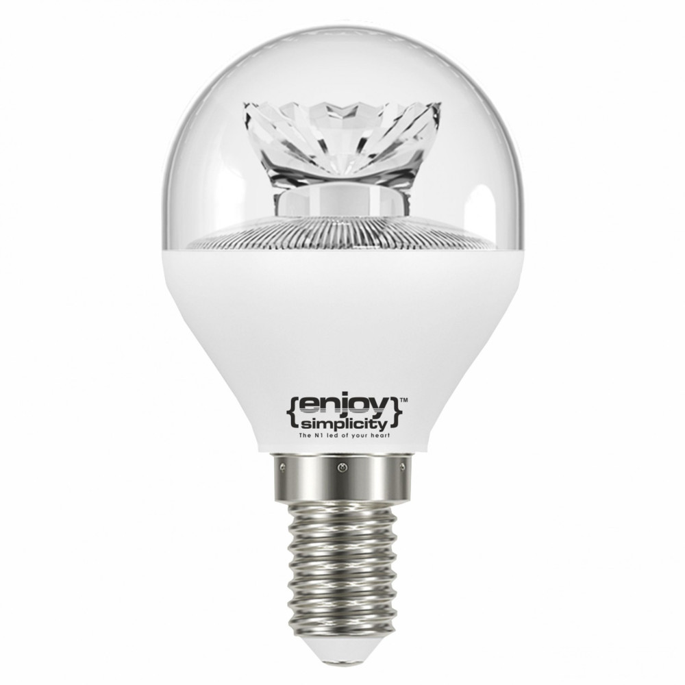 EL732470 | LED Ρ45|5.4W(>40W)Ε14|2700k|470lm|διάφανη|{enjoysimplicity}™ EL732470 | LED Ρ45|5.4W(>40W)Ε14|2700k|470lm|διάφανη|{enjoysimplicity}™