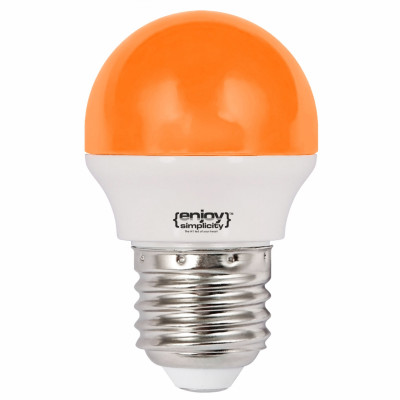 EL733331 | LED Ρ45 ΠΟΡΤΟΚΑΛΙ |1.8W(19W) Ε27|{enjoysimplicity}™ EL733331 | LED Ρ45 ΠΟΡΤΟΚΑΛΙ |1.8W(19W) Ε27|{enjoysimplicity}™