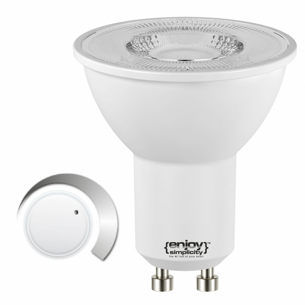 EL883426 | LED GU10 DIM|4.6W(>60W)|6500k|470lm|36°|{enjoysimplicity}™ EL883426 | LED GU10 DIM|4.6W(>60W)|6500k|470lm|36°|{enjoysimplicity}™