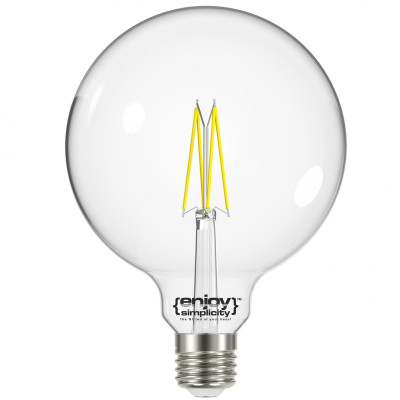 EL901102 | SMART Wi-Fi+BLE ON/OFF/DIM G125 FILLAMENT LED 6.3W(>60W)|E27|2700k|806lm|{enjoysimplicity}™ EL901102 | SMART Wi-Fi+BLE ON/OFF/DIM G125 FILLAMENT LED 6.3W(>60W)|E27|2700k|806lm|{enjoysimplicity}™