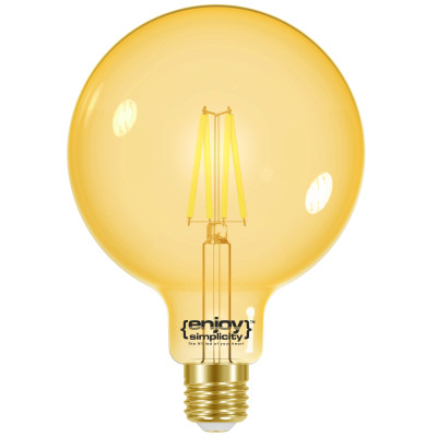 EL901105 | SMART Wi-Fi+BLE ON/OFF/DIM G95 FILLAMENT LED 4.5W(>35W)|E27|2200k|350lm|{enjoysimplicity}™ EL901105 | SMART Wi-Fi+BLE ON/OFF/DIM G95 FILLAMENT LED 4.5W(>35W)|E27|2200k|350lm|{enjoysimplicity}™