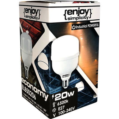 EL850204 | LED High Power|(100-240V)|20W(>185W)Ε27|4000k|2700lm|{enjoysimplicity}™ EL850204 | LED High Power|(100-240V)|20W(>185W)Ε27|4000k|2700lm|{enjoysimplicity}™