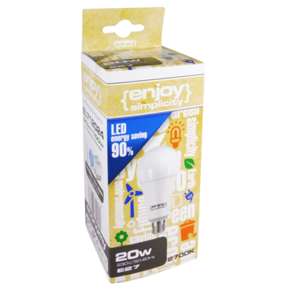 EL716190 | LED A65|16W(>121W)Ε27|6500k|1921lm|{enjoysimplicity}™ EL716190 | LED A65|16W(>121W)Ε27|6500k|1921lm|{enjoysimplicity}™