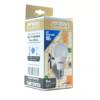 EL711264 | LED A60|DC12V|6W(>40W)Ε27|4000k|470lm|{enjoysimplicity}™ EL711264 | LED A60|DC12V|6W(>40W)Ε27|4000k|470lm|{enjoysimplicity}™